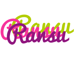 Ransu flowers logo