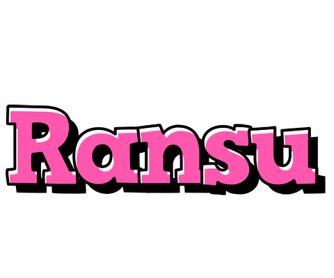 Ransu girlish logo