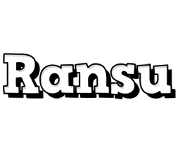 Ransu snowing logo