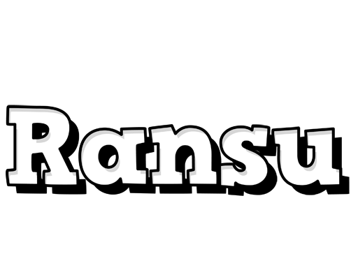 Ransu snowing logo