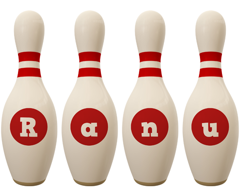 Ranu bowling-pin logo