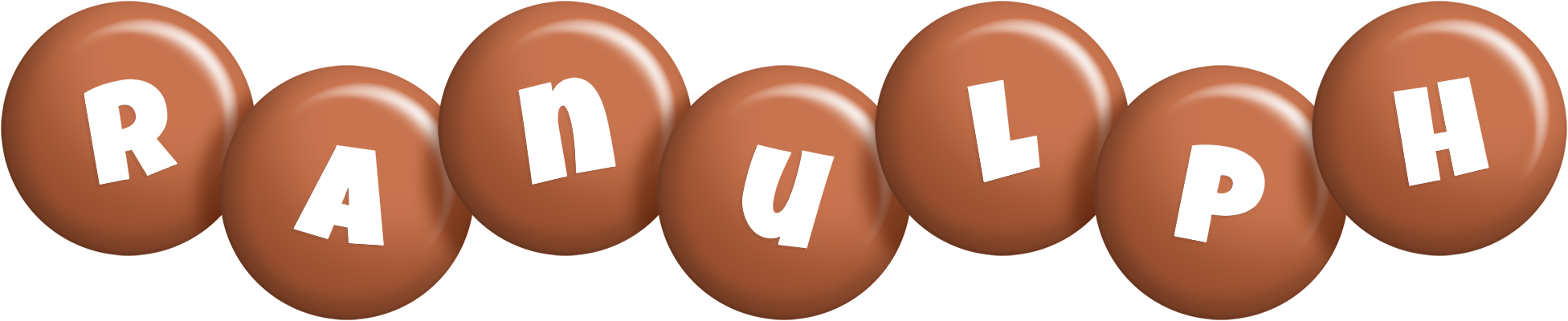 Ranulph candy-brown logo