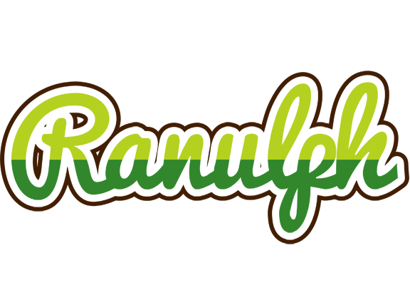 Ranulph golfing logo
