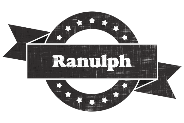Ranulph grunge logo