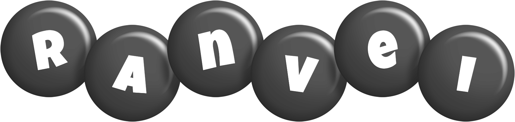 Ranvei candy-black logo