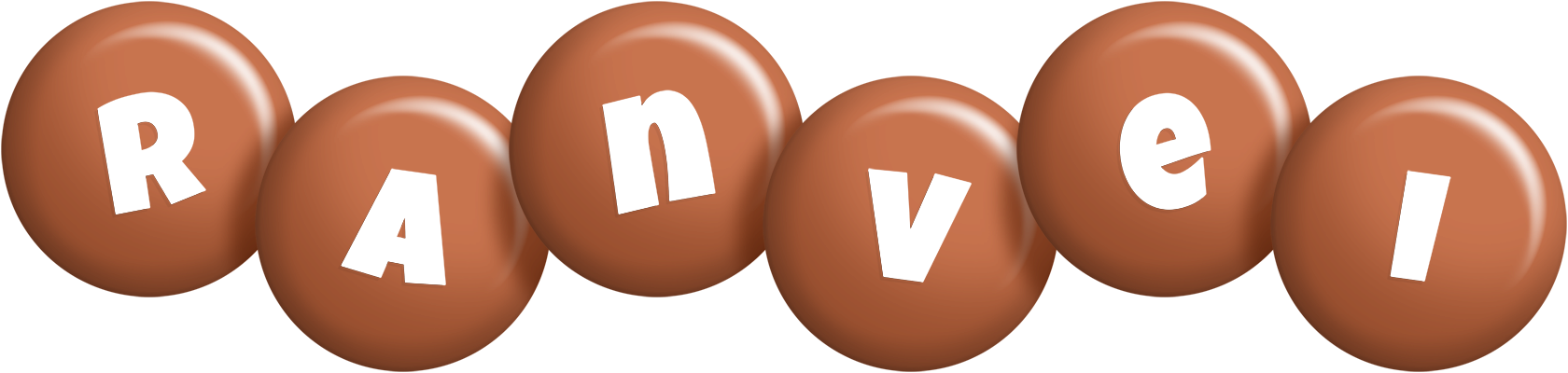 Ranvei candy-brown logo