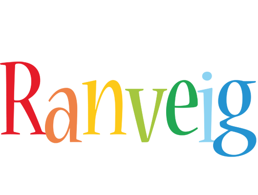 Ranveig birthday logo