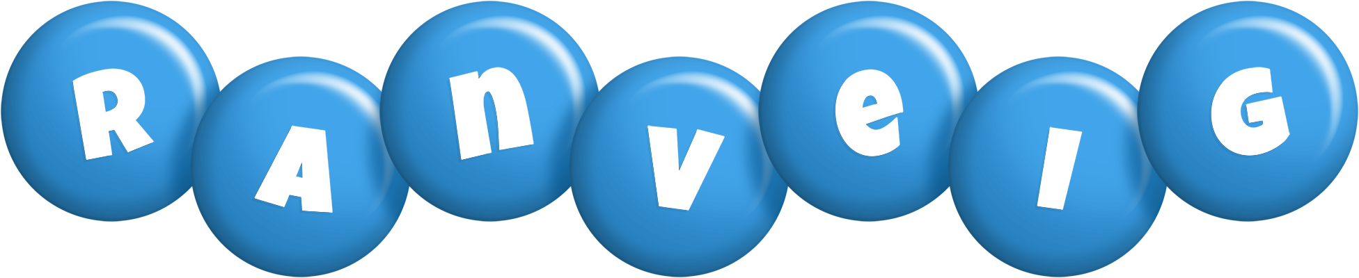 Ranveig candy-blue logo