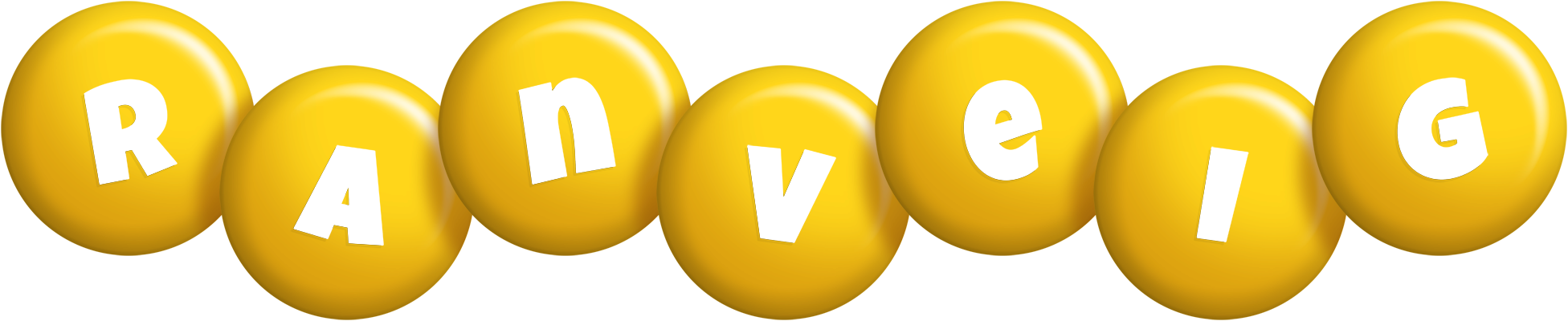 Ranveig candy-yellow logo