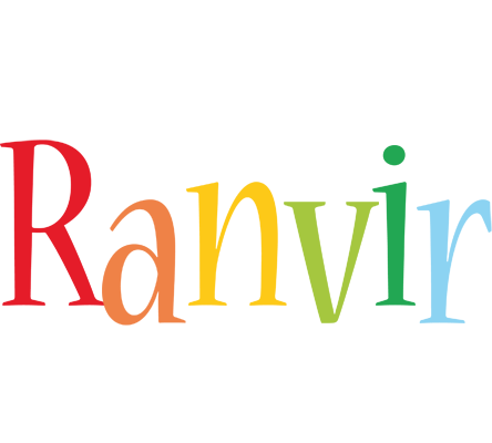 Ranvir birthday logo