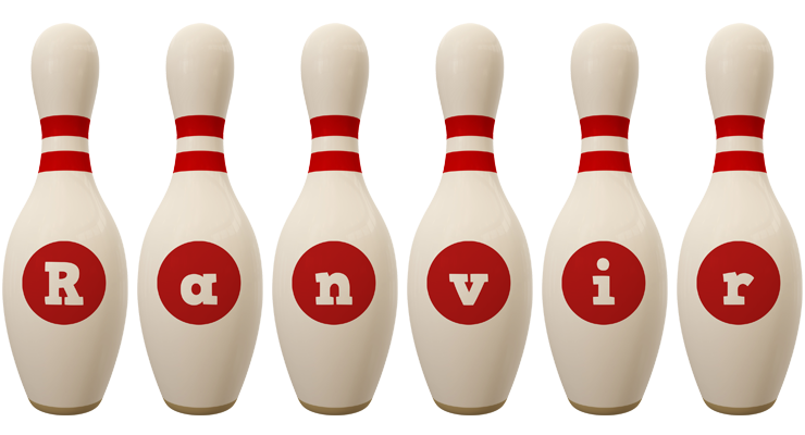 Ranvir bowling-pin logo