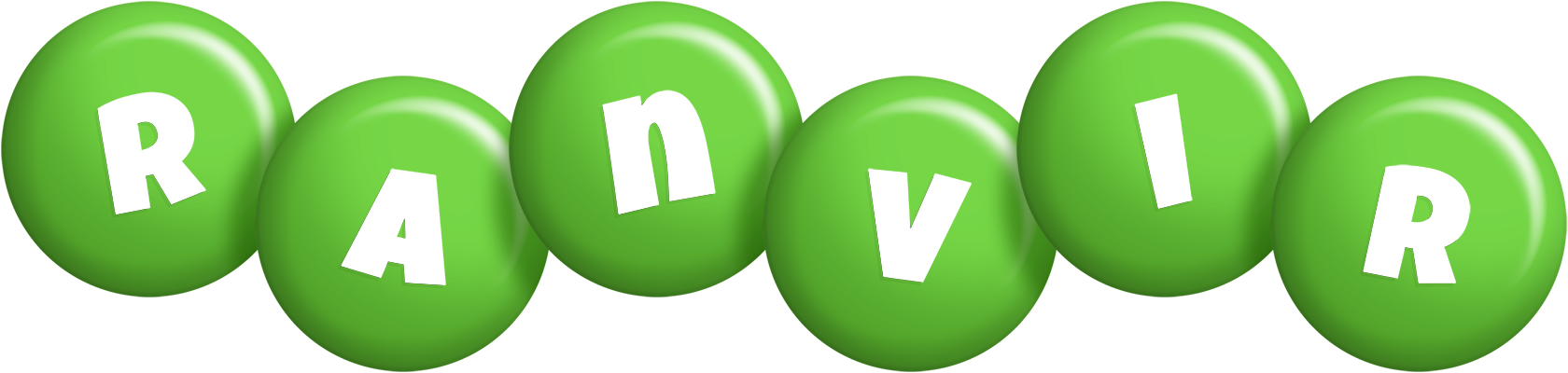 Ranvir candy-green logo
