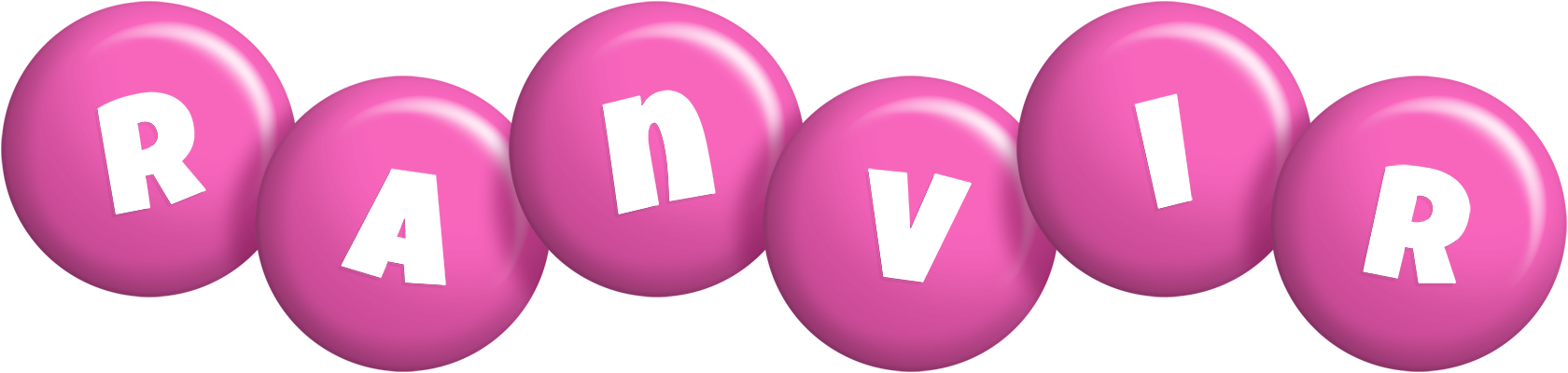 Ranvir candy-pink logo