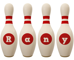 Rany bowling-pin logo