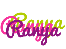 Ranya flowers logo