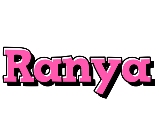 Ranya girlish logo
