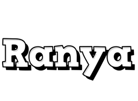 Ranya snowing logo