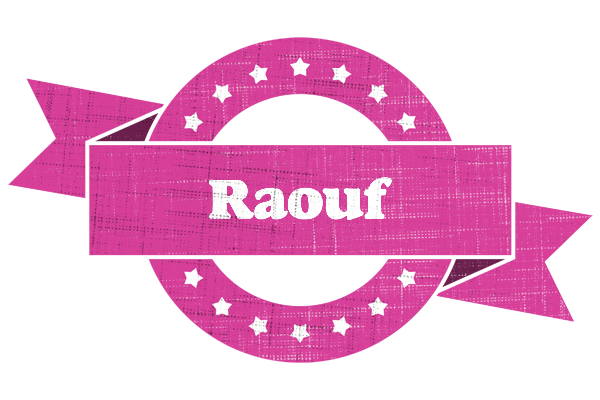 Raouf beauty logo