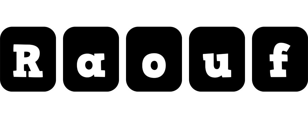 Raouf box logo