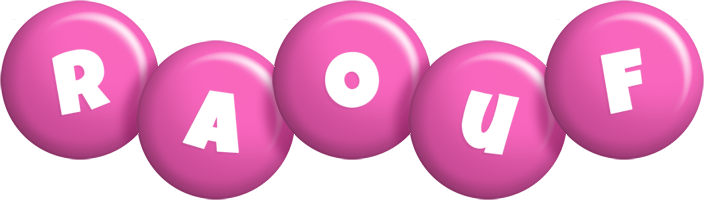 Raouf candy-pink logo