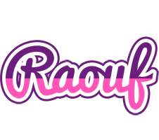 Raouf cheerful logo