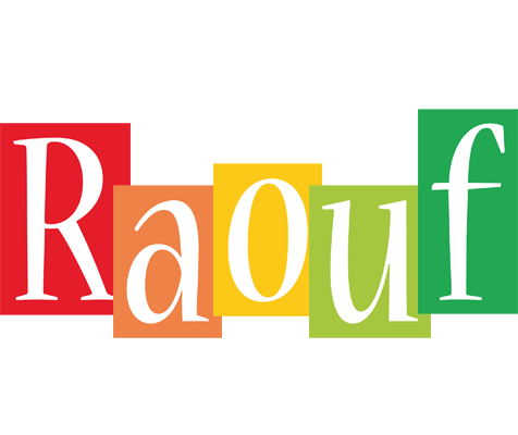 Raouf colors logo