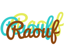 Raouf cupcake logo