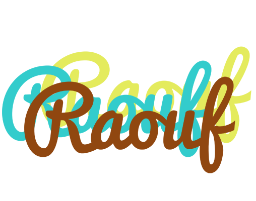Raouf cupcake logo