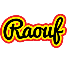 Raouf flaming logo