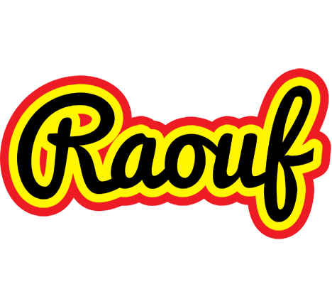 Raouf flaming logo