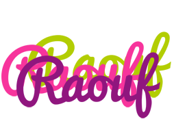 Raouf flowers logo