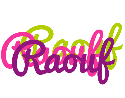 Raouf flowers logo