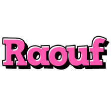 Raouf girlish logo