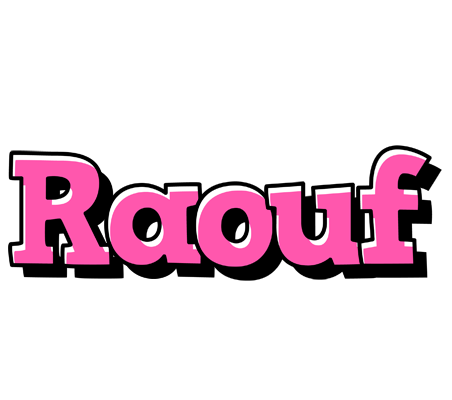 Raouf girlish logo