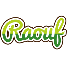 Raouf golfing logo