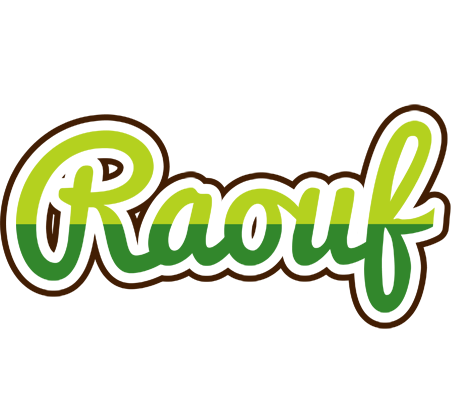 Raouf golfing logo