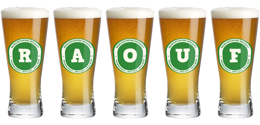 Raouf lager logo