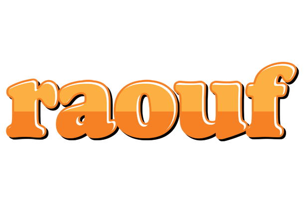 Raouf orange logo