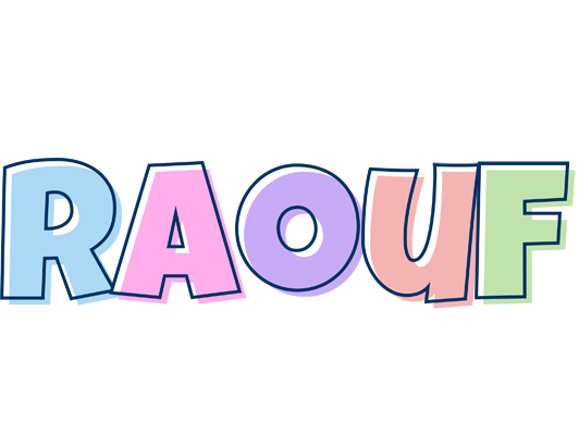 Raouf pastel logo