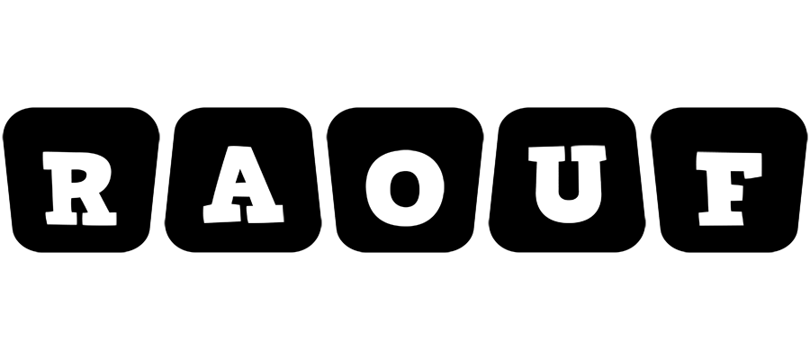 Raouf racing logo