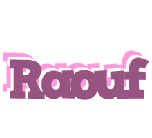 Raouf relaxing logo