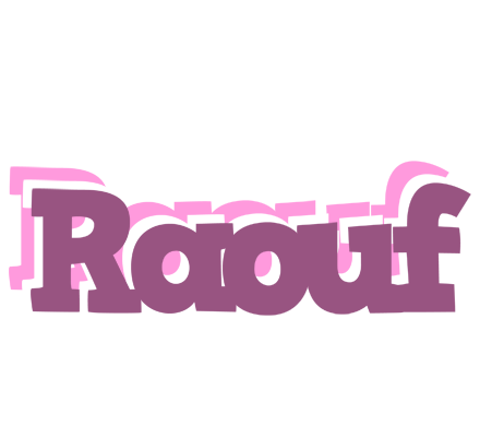 Raouf relaxing logo