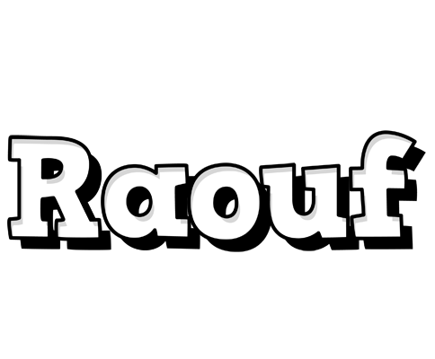 Raouf snowing logo
