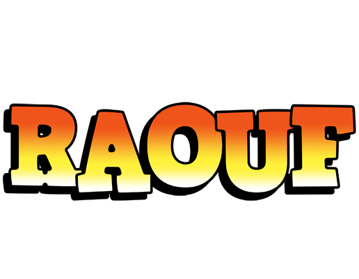 Raouf sunset logo