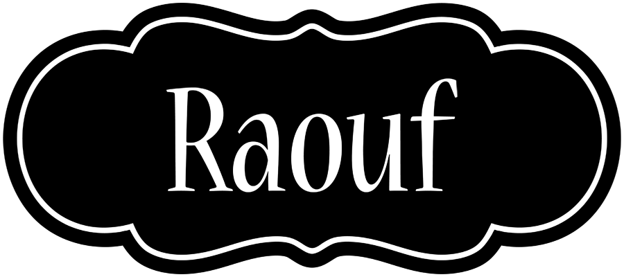 Raouf welcome logo