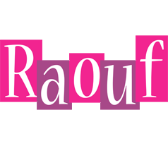 Raouf whine logo