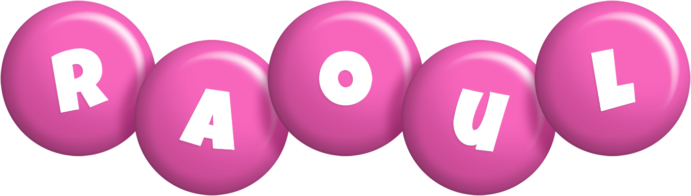 Raoul candy-pink logo