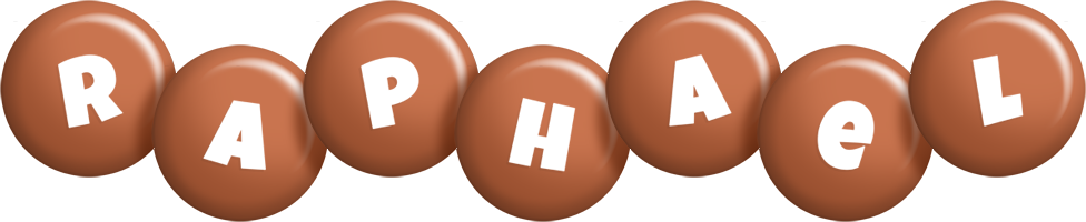 Raphael candy-brown logo