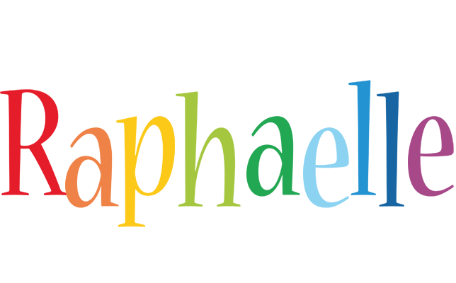 Raphaelle birthday logo