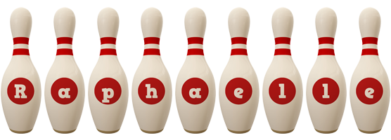 Raphaelle bowling-pin logo